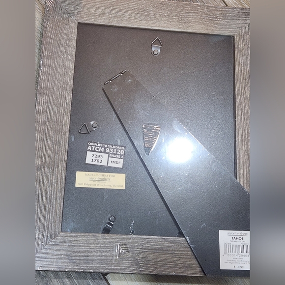 Aaron Brothers 7x9 Rustic Brown Photo Frame - Picture 4 of 4